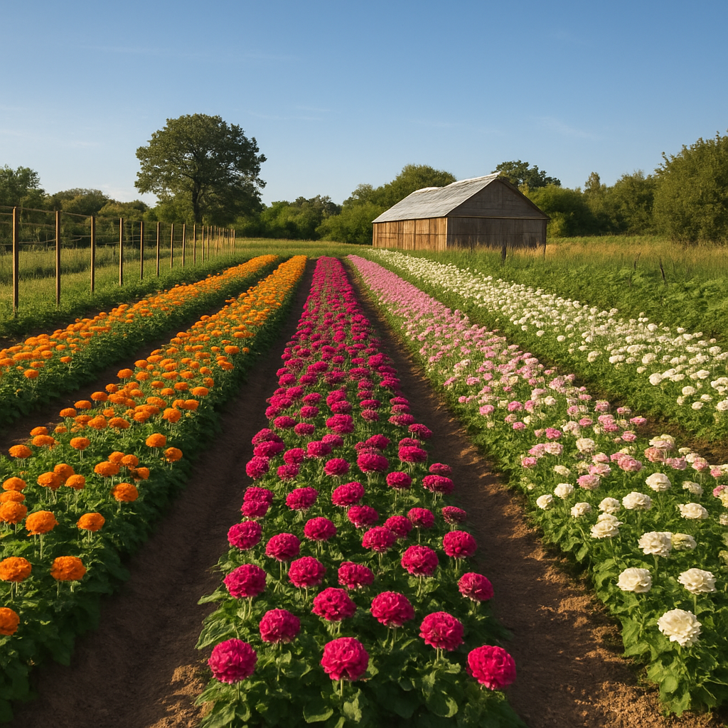 Sustainable flower farming